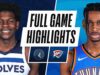 TIMBERWOLVES at THUNDER | FULL GAME HIGHLIGHTS | February 6, 2021